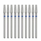 Nail Drill Bits Set 10 pcs Diamond Cuticle Bits for Manicure