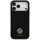 Guess Silicone Logo Strass 4G MagSafe Phone Case Cover iPhone 17 Pro Max - Black