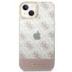 Apple iPhone 14 Plus 6.7\'\' Guess Saffiano 4G Small Metal Logo Case Cover (GUHCP14MHG4MHP), Pink | Telefona Maciņš...