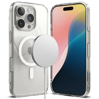 Ringke Fusion MagSafe iPhone 16 Pro Max vāciņš - caurspīdīgs | Case Clear