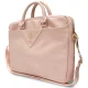 Сумка для ноутбука Guess ZIP Leather Triangle 16\", розовая
