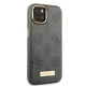 Guess Peony Logo Plate MagSafe vāciņš iPhone 13 modelim, pelēks