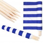 Paravan Beach Screen for Wind Protection, 10 m, blue-white