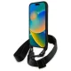 Чехол BMW для iPhone 16 Pro Max M Edition Carbon Stripe & Strap, черный