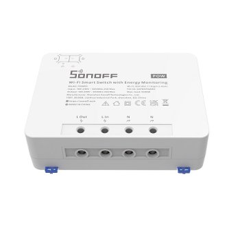 SONOFF PowR3 viedais WiFi slēdzis ar elektroenerģijas skaitītāju, 25A 5500W