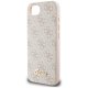 Чехол Guess 4G Script Logo MagSafe для iPhone 16e - Розовый