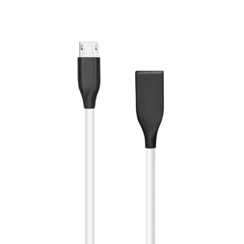 Силиконовый кабель Extra Digital USB - Micro USB, 1 м, белый