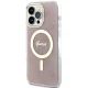 Guess iPhone 14 Pro Max vāciņš 4G MagSafe, rozā