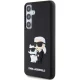 Karl Lagerfeld Samsung Galaxy S24 Plus vāciņš 3D Rubber Ikonik, melns