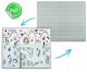 Izglītojošs sarullējams bērnu putu paklājs Nukido NK-342 | Kids Roll-up Foam Mat