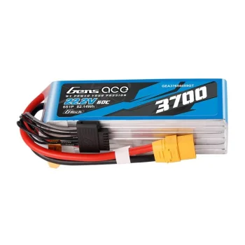Gens Ace G-Tech LiPo akumulators 3700mAh 22.2V 60C 6S1P XT90