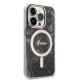 Apple iPhone 14 Pro Max 6.7\'\' Guess Marble MagSafe Case Cover + Charger (GUBPP14XHMEACSK), Black