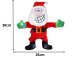 Dancing and Singing Santa Claus, Christmas Window Decoration, 30 cm