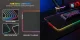 Большой игровой коврик для мыши с RGB-подсветкой 800x300 мм, черный