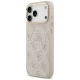 Guess 4G PU Classic Logo MagSafe vāciņš ar MagSafe iPhone 17 Pro Max tālrunim - rozā | Phone Case Cover
