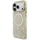 Guess IML Peony Dot MagSafe MagCase iPhone 17 Pro Max telefonam – bēšs | Phone Case Cover