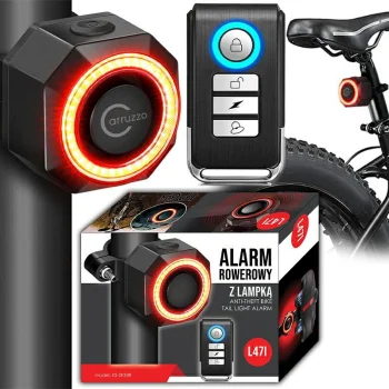 Gotel L47I velosipēda signalizācija ar aizmugurējo lukturi