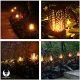 Forever Solar Flame Garden Night Light 96LED 1500mAh IP65, Black