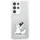 Karl Lagerfeld Samsung Galaxy S21 Ultra чехол Choupette Fun, прозрачный