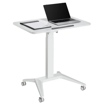 Мобильный стол для ноутбука Maclean MC-453W, 80x52 см, белый