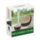 Gardlov Inflatable Garden Chair with Footrest, Black/Beige