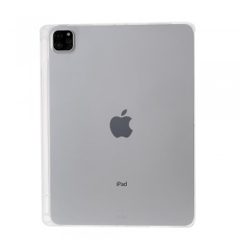 Apple iPad Pro 12.9 (2020) Clear Soft TPU Gel Case with Pen Holder, Transparent | Planšetdatora Vāks Apvalks Pārvalks