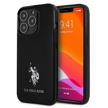 Apple iPhone 13 Pro 6.1'' US Polo Horses Logo Case Cover (USHCP13LUMHK), Black | Telefona Maciņš Vāks Apvalks Bampers