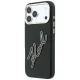 Karl Lagerfeld Smooth Big Resin Signature Logo vāciņš iPhone 18 / 17 Pro Max, melns