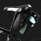 Wozinsky Velosipēda Velosoma zem Sēdekļa Telefonam Mantām 1,5L, Melna | Bicycle Bag Pouch Under Saddle Seat