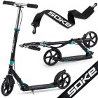 Soke City Black-Turquoise Scooter - Stylish Urban Commuter
