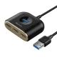 USB концентратор Baseus Square USB-A на 1x USB-A 3.2 Gen 1 / 3x USB 2.0 с кабелем 1 м –...