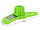Compact Garlic and Nut Grater with Holder (Stainless Steel, 13.5 cm)