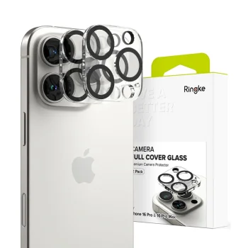 Ringke kameras aizsargstikls iPhone 16 Pro / 16 Pro Max, 2 gab.