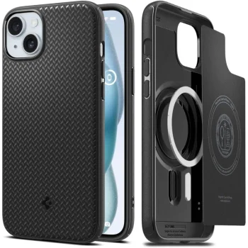 Spigen iPhone 15 vāciņš Mag Armor MagSafe, matēts melns
