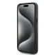 Karl Lagerfeld Saffiano Cardslot vāciņš iPhone 15 Pro Max, melns