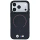 Vāciņš BMW M Kevlar MagSafe viedtālrunim iPhone 18 Pro / 17 Pro, melns