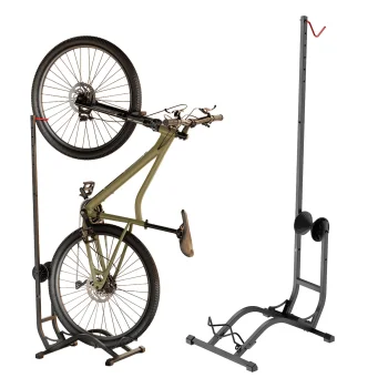 Maclean MC-170 velosipēdu statīvs, vertikāls/horizontāls, tērauds, 35kg