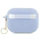 Guess AirPods Pro 2 vāciņš Silicone Charm Heart zils