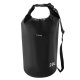 Waterproof Dry Bag 20L for Kayaking and Boating, Black