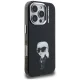 Karl Lagerfeld IML Aquarelle Karl & Logo MagSafe Case for iPhone 16 Pro Max - Black