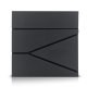 Humberg Hm-862 Mailbox with Newspaper Holder, 37x37x10.5 cm, Anthracite