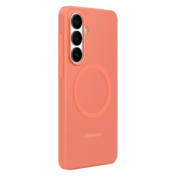 Samsung Silicone Magnet vāciņš priekš Galaxy S26+ ar MagSafe atbalstu, sarkans