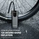 Rockbros 42720001001 elektriskais velosipēdu sūknis ar LED displeju, melns