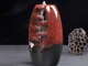 Ceramic Waterfall Incense Burner with 10 Cones, Red
