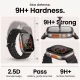 Защитное стекло Tech-Protect Glass Ring для Apple Watch Ultra 49 мм, 2 шт., черное