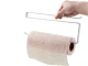 Slide-On Paper Towel Holder, Metal, White