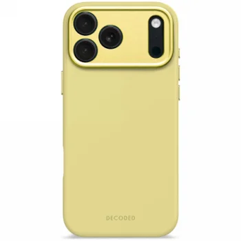 Decoded silikona MagSafe vāciņš iPhone 17 Pro Max, dzeltens
