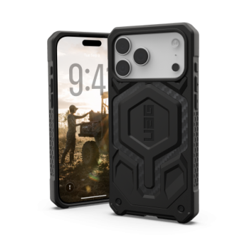 Чехол UAG Monarch Pro MagSafe для iPhone 17 Pro Max – черный и серый