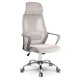 Sofotel Praga ergonomisks biroja krēsls ar mikrotīkliņu, gaiši pelēks