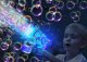 Automatic Soap Bubble Generator Pistol Gun + 2 Liquid Cartridges